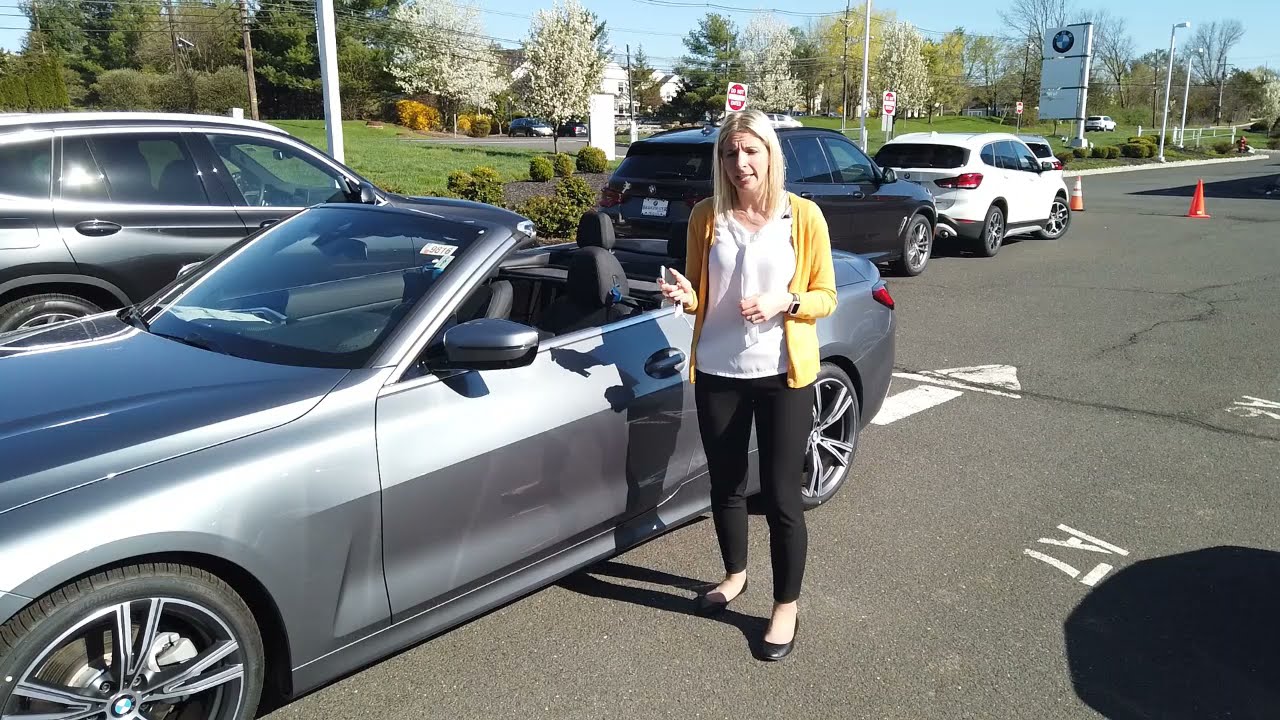 Как открыть и закрыть складной верх BMW 4 серии