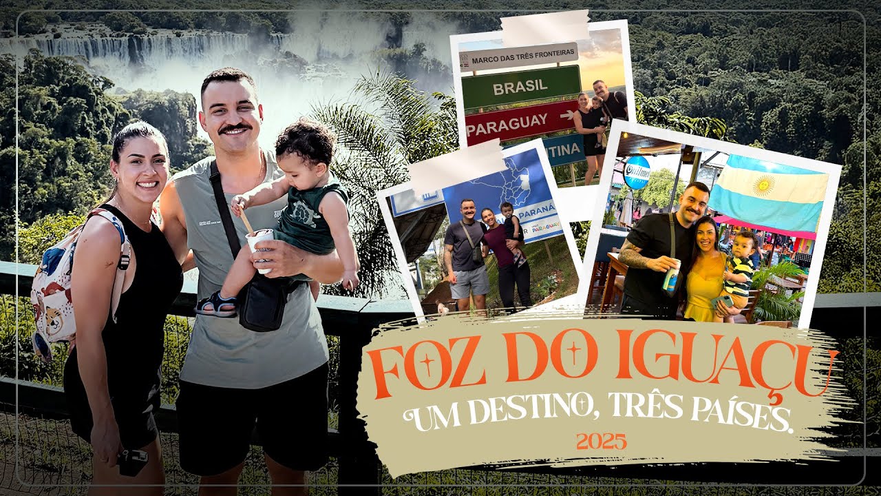 Atravessando a fronteira com um bebê de 1 ano. Foz, Paraguai e Argentina com o Kaique!