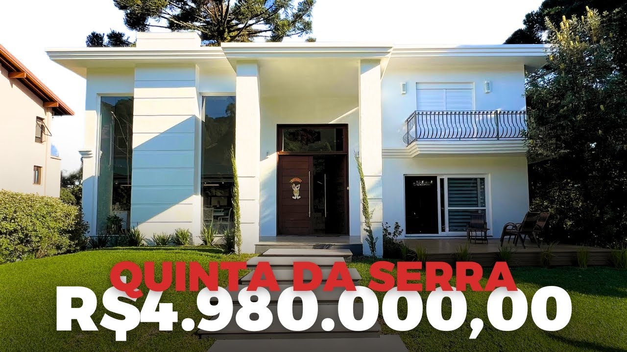MANSÃO NO CONDOMÍNIO QUINTA DA SERRA EM CANELA POR R$4.980.000,00 | VETRO IMÓVEIS