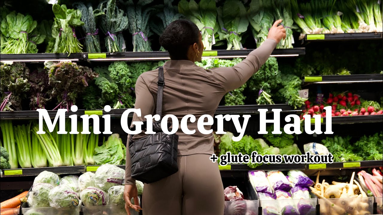 ПРОСТОЙ ПОХОД ЗА ПРОДУКТАМИ ДЛЯ НАРАЩИВАНИЯ МЫШЦ | Меньше значит больше + тренировка для ягодичны...