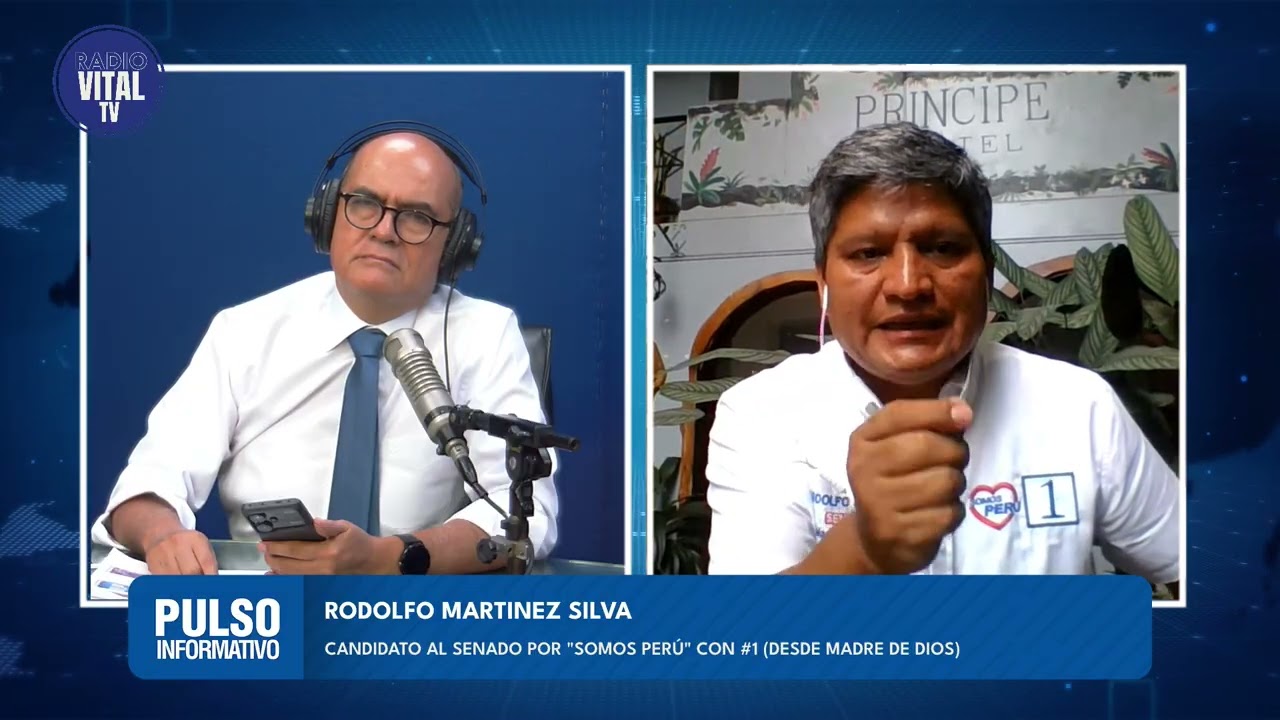 Invitado: Rodolfo Martinez Silva - Candidato al Senado por Somos Perú con #1