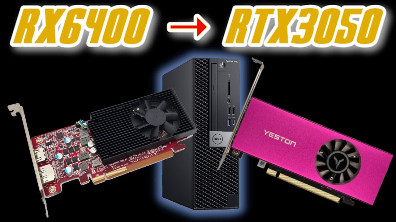 Выход RX 6400, вход RTX 3050 | Быстрое обновление Dell 7060 SFF