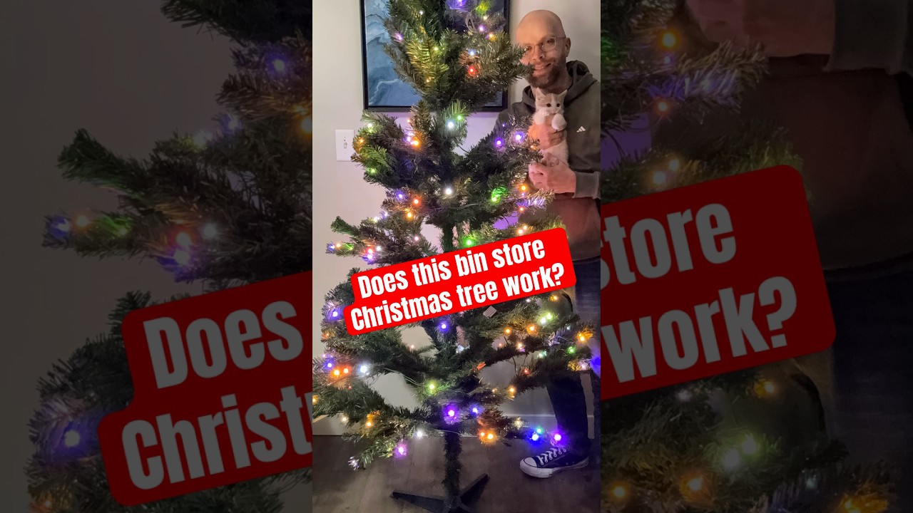 Bin Store Christmas Tree unboxing adventures 