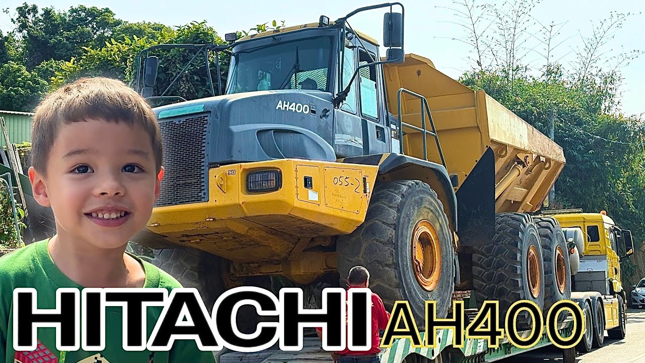 Hitachi AH400 Dump Truck 🏗️ | Dumper Truck For Children ⚠️ | 台灣最大的一台自卸卡車 ｜👷
