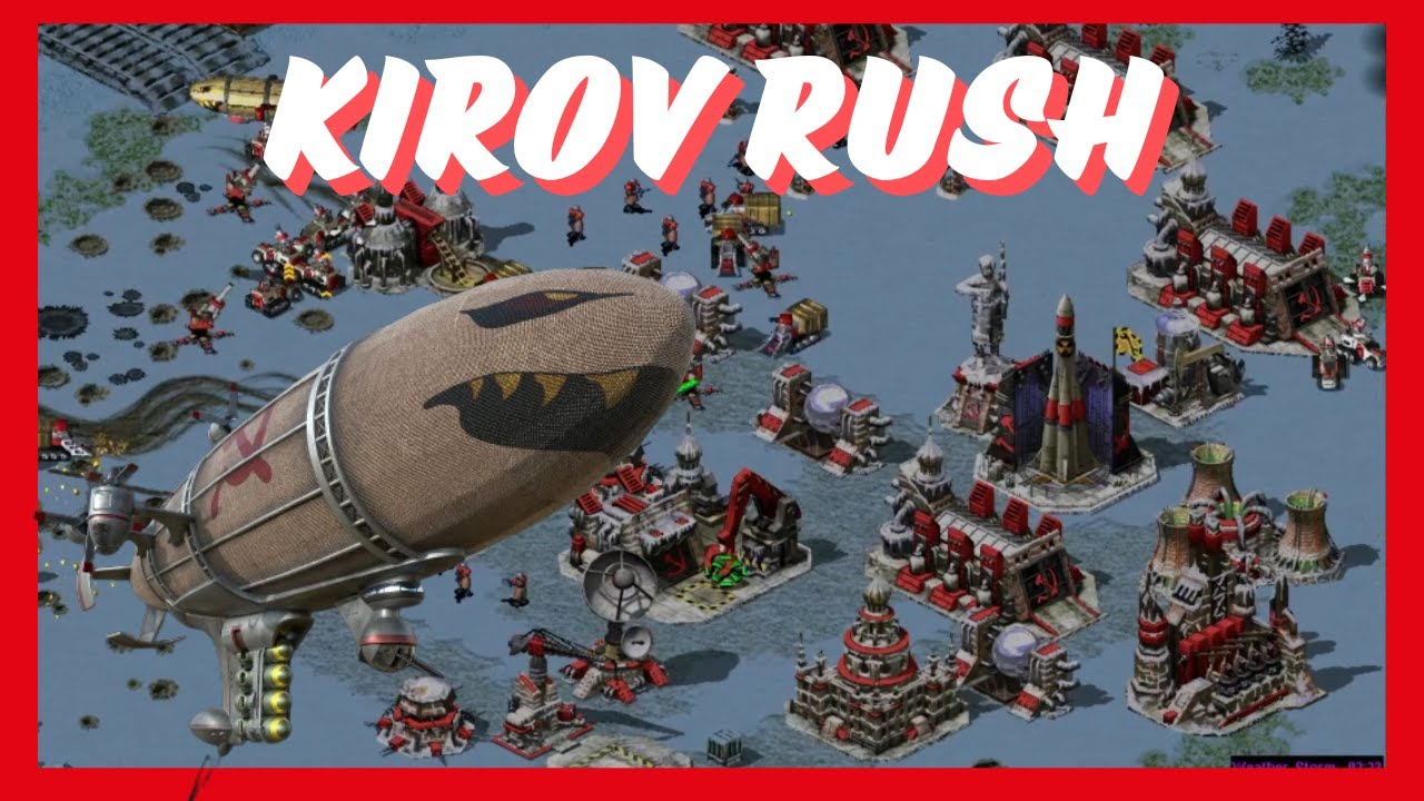 RED ALERT 2 │ KIROV RUSH (5 vs 1 + SUPERWEAPON)