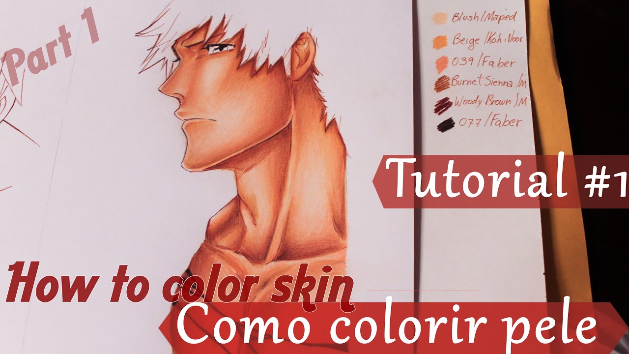 Tutorial #1 Como colorir pele/How to color skin Part 1