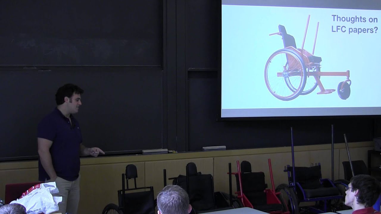 MIT 2.76 Global Engineering - Class 4 - Part 1 - Leverage Freedom Chair Lecture