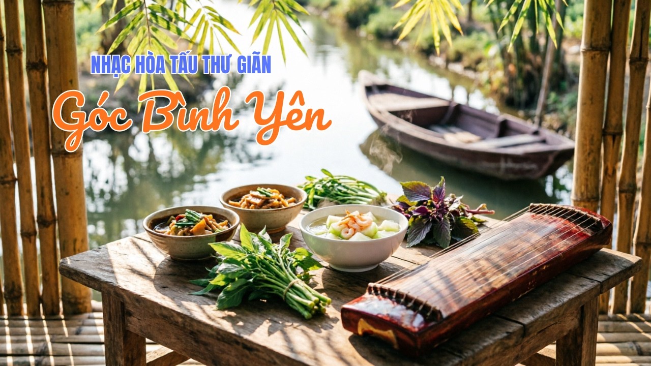 Về Chốn Yên Bình/ Hòa Tấu Đàn Tranh, Sáo Trúc Thư Giãn/ Zither & Bamboo Flute for Studying, Sleep