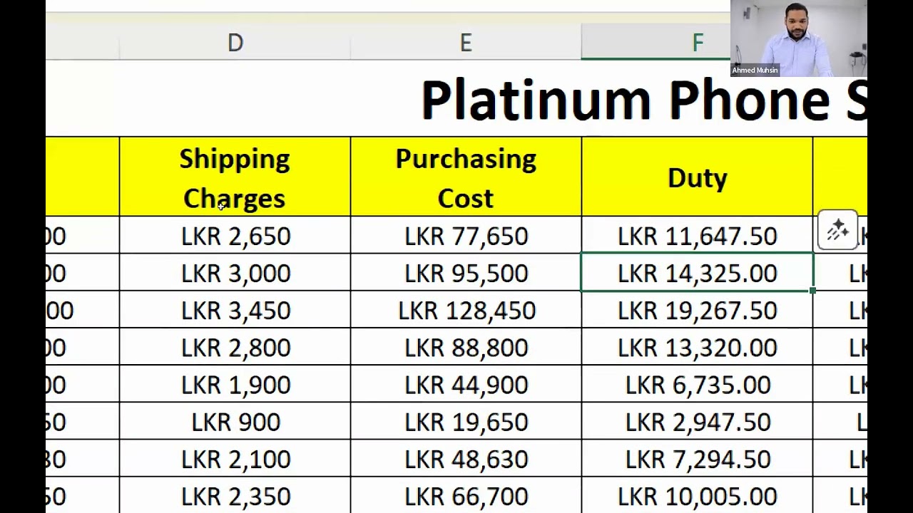 Lesson 47 - Practical – Spreadsheet - Edexcel IGCSE ICT (Preparing for 2026 Exams)