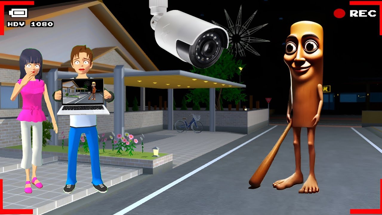 Yuta Mio Panik CCTV Merekam ANOMALI TUNG TUNG TUNG SAHUR di Depan Rumah😱 |Sakura School Simulator