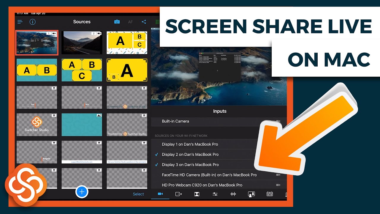 How to Screenshare on a Livestream with MAC | Switcher Studio Tutorial