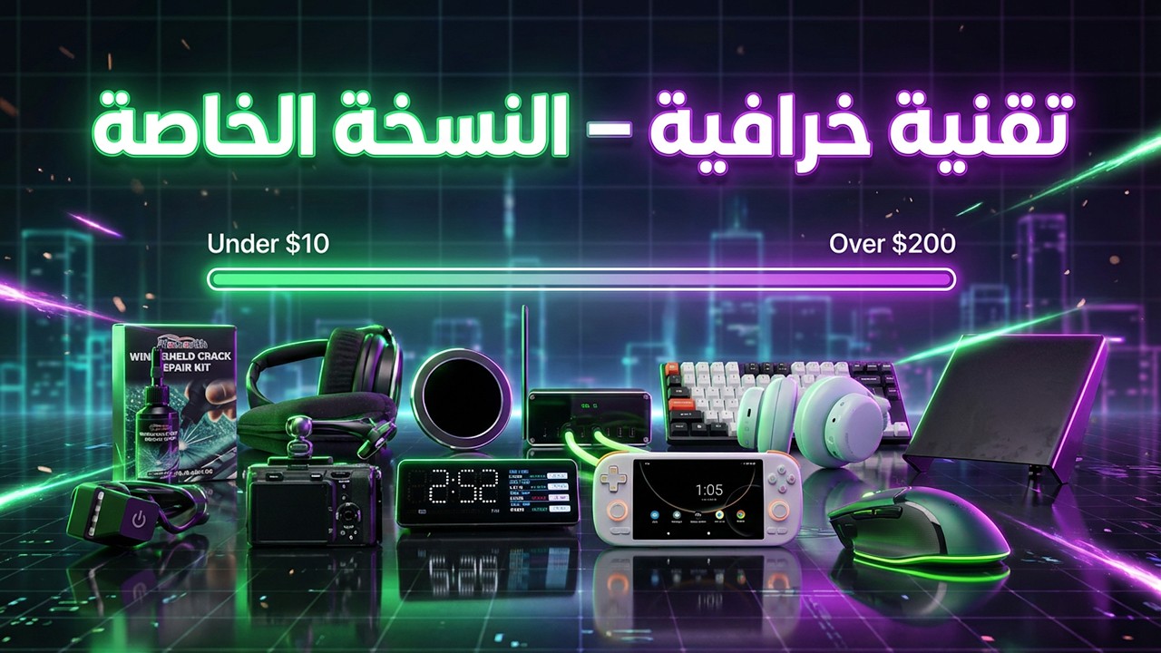 تقنية خرافية 100&hellip;  جمعت 12 منتج من تحت 10 لفوق 200 دولار!🔥