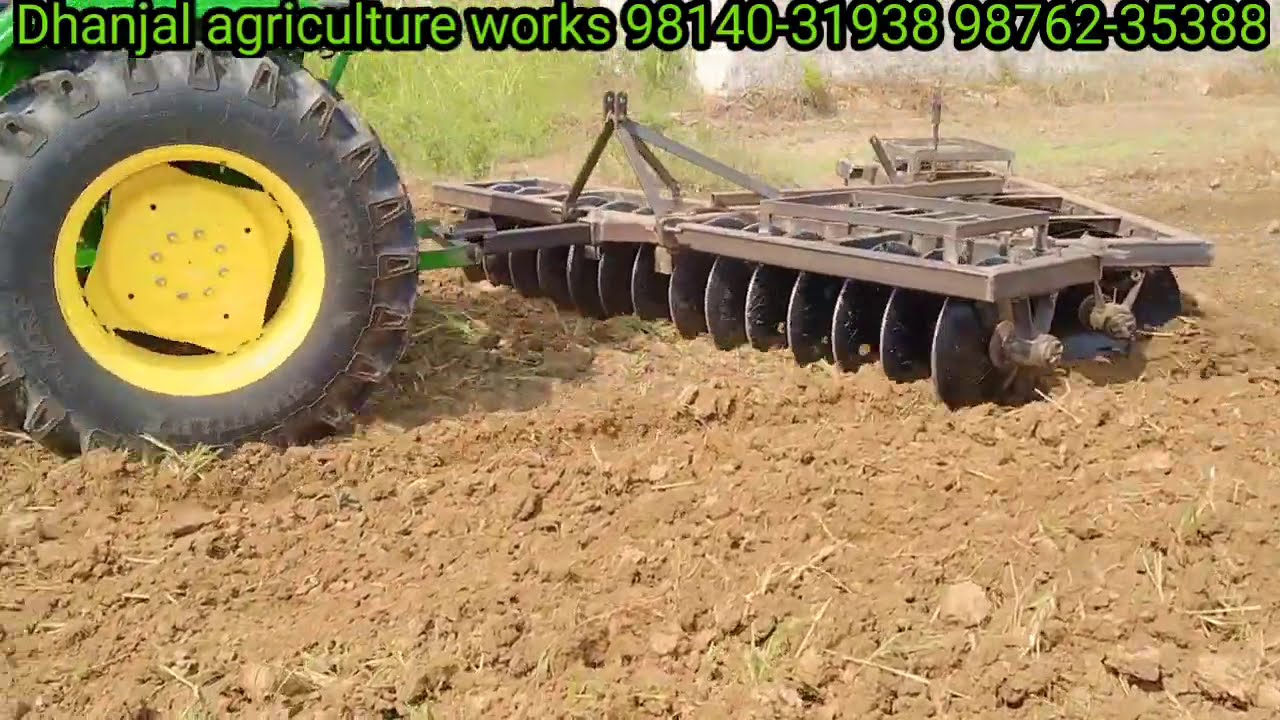 28 disc herrow trailer with 55 hp but use for 65 to 75 hp this video only for trailer 55 hp