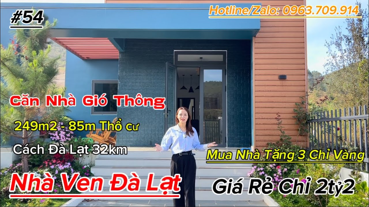 Giá rẻ mua nhà tặng vàng, căn nhà 2ty2 tại Gia Lâm Nam Ban ven Đà Lạt