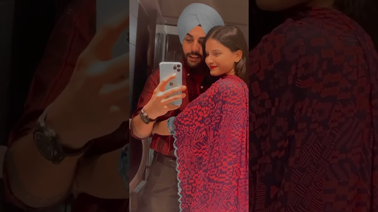 😝🤗&hearts;️ Punjabi Couple Goals 😝🤗&hearts;️ Beautiful Jodi Video 🔔 Instagram Reels Video