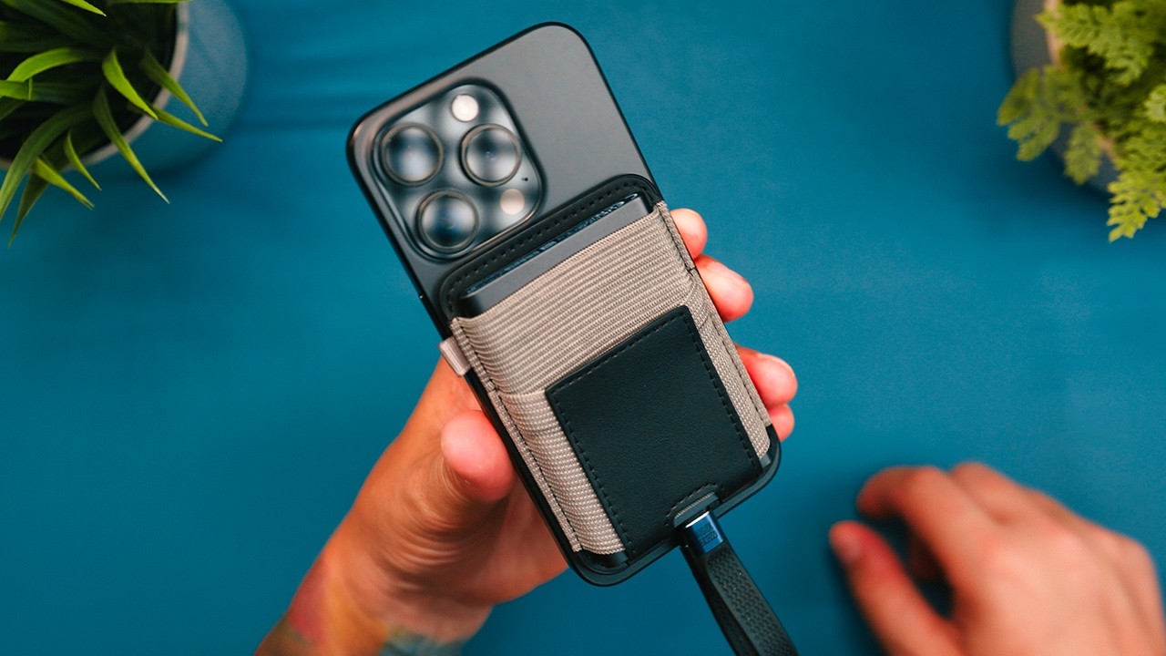 Kireida magnetischer Karten-Wallet-Halter f&uuml;r Magsafe: Ideal f&uuml;r kleine SSDs 😉