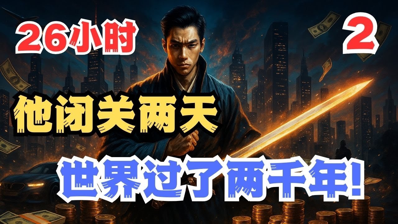 第2集：【26小时爽文】🧘‍♂️他闭关两天，世界过了两千年！出关就被迫成亲？！😂