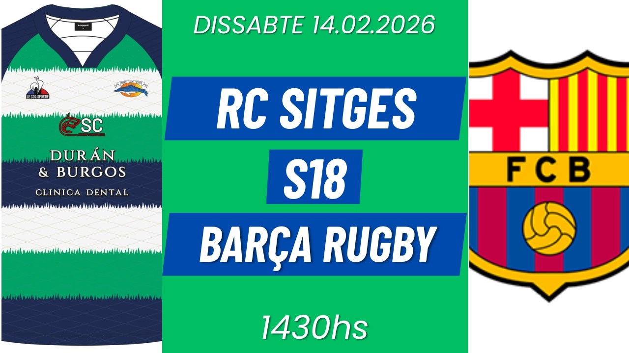 14.02.2026 S18 RC Sitges vs. Barça Rugby