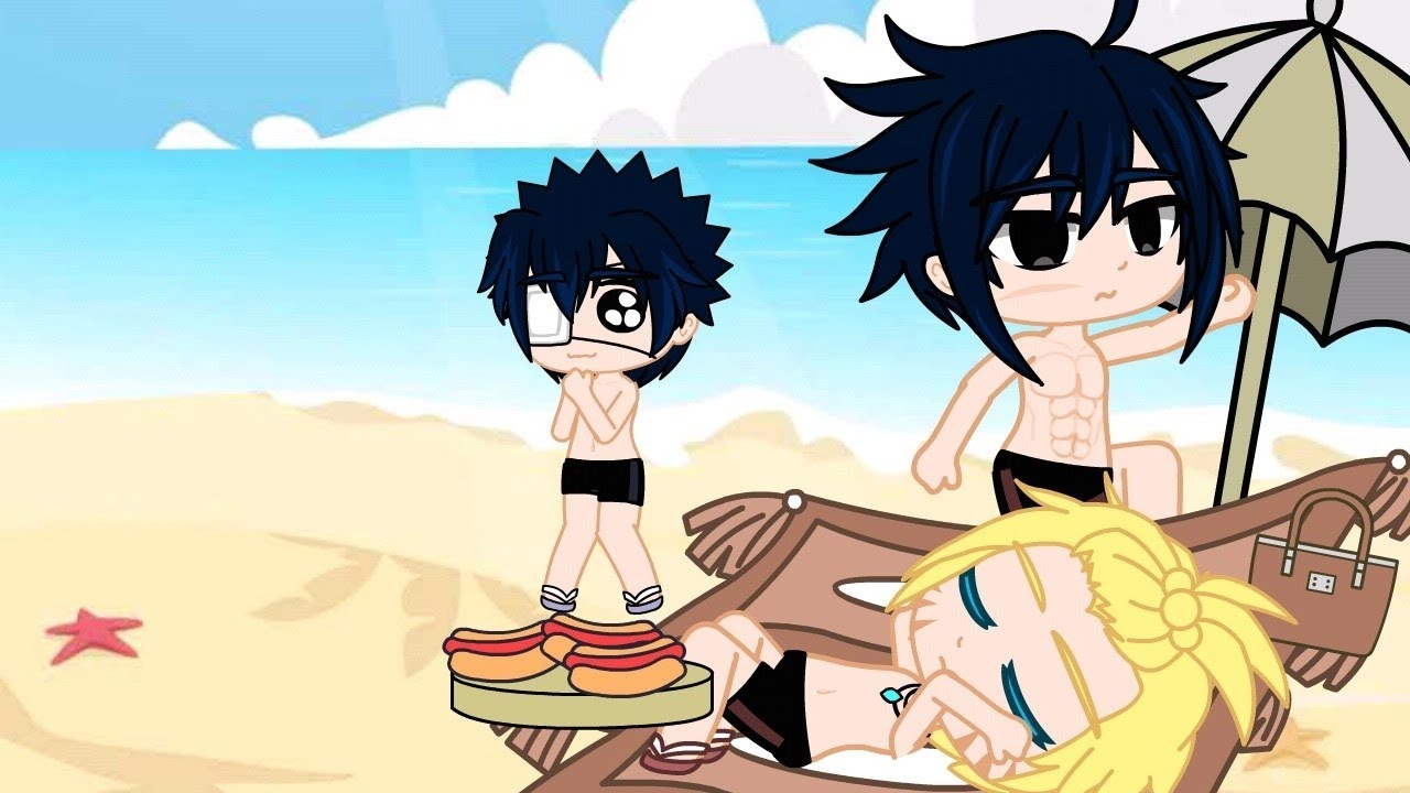 🏖°Un día en la playa°🏖... y Algo más🤭💕💙💛... Fany yandere...🥀❤️‍🩹