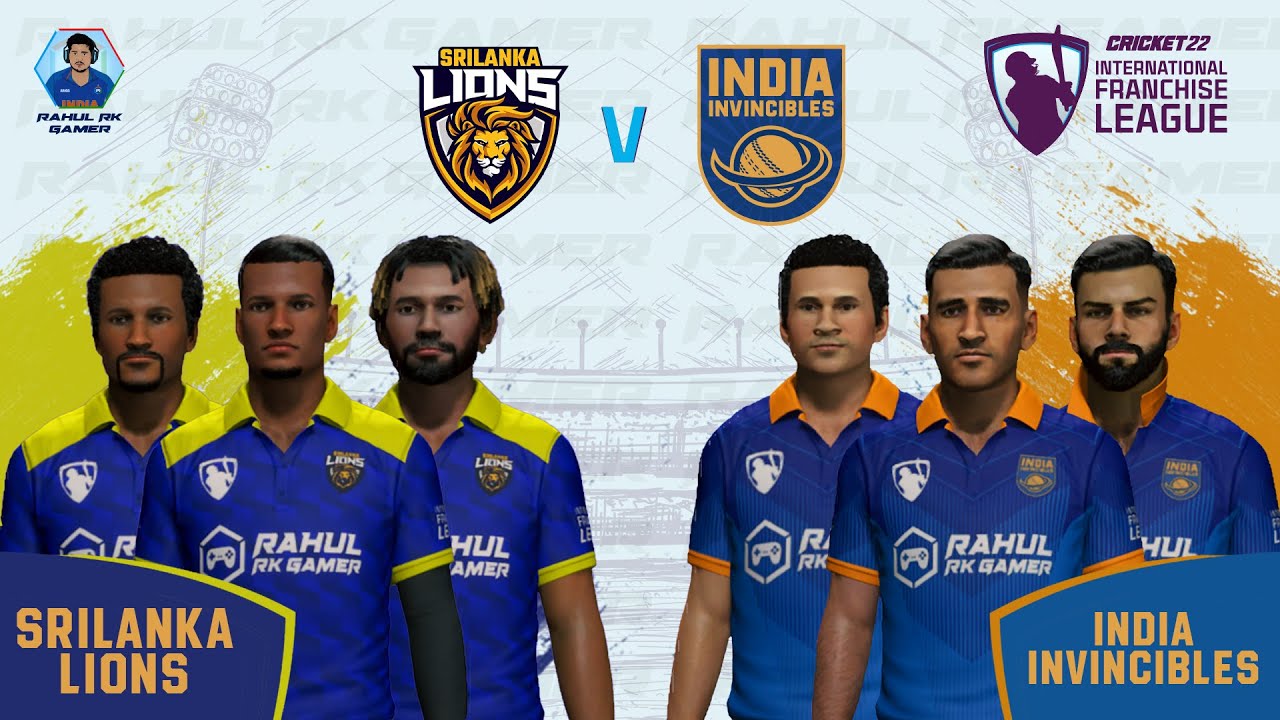 #2 Malinga vs Kohli! - Sri Lanka Lions vs India Invincibles - Cricket 22 IFL - RahulRKGamer