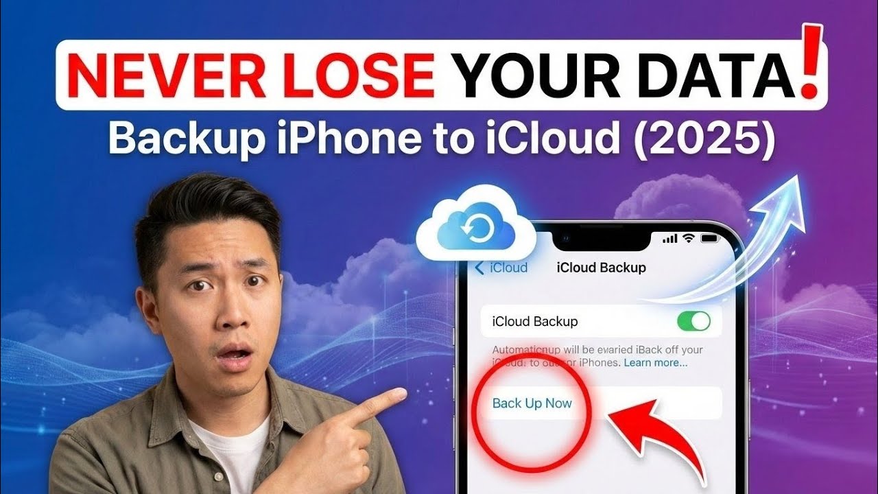 NEVER Lose Your Data! How to Back Up iPhone to iCloud (2025)