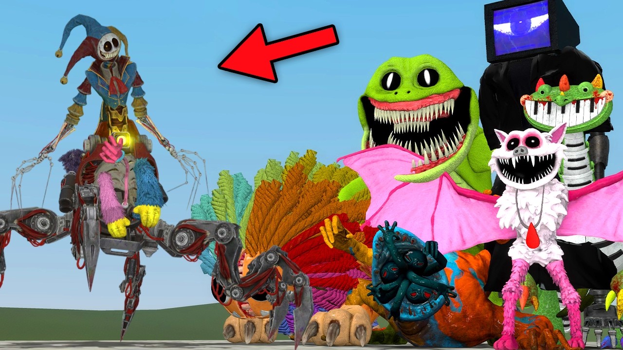 THE PROTOTYPE VS WEIRD MONSTERS 😱 | Poppy Playtime Chapter 5 in Garry’s Mod