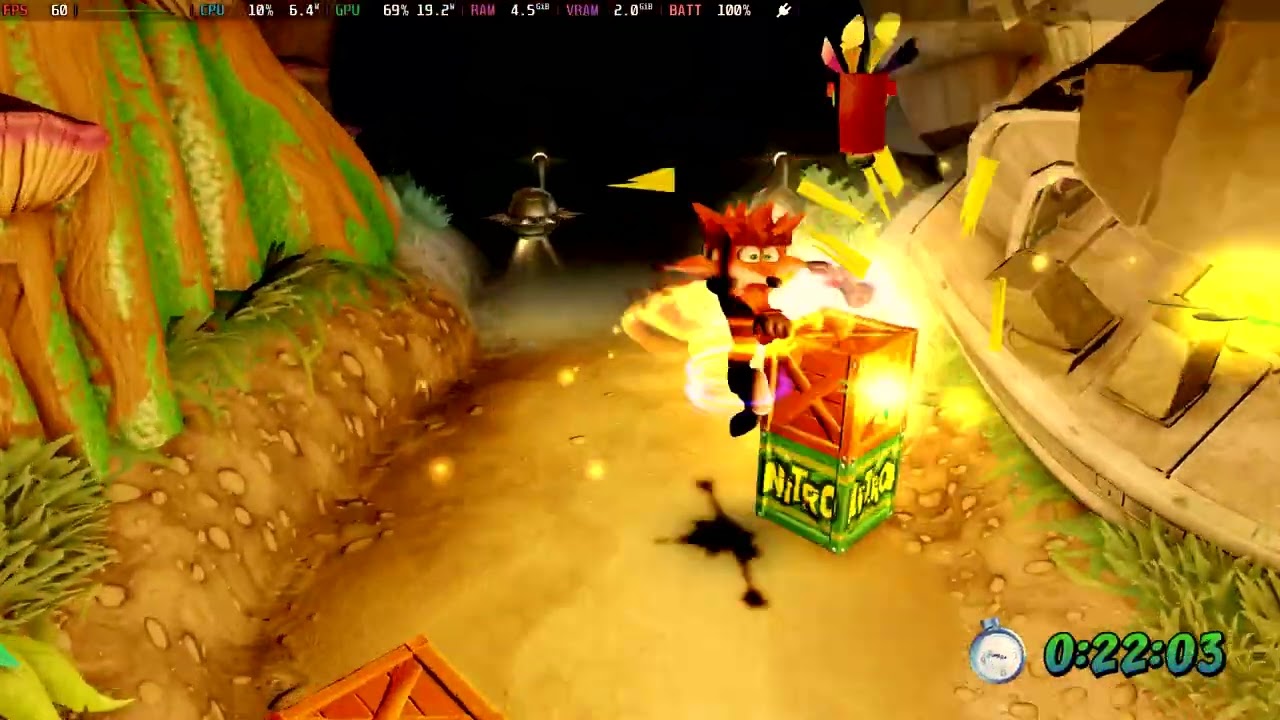 Crash 2 - Night Fight 58:91 - Beating TooneySA & WumpaLewis