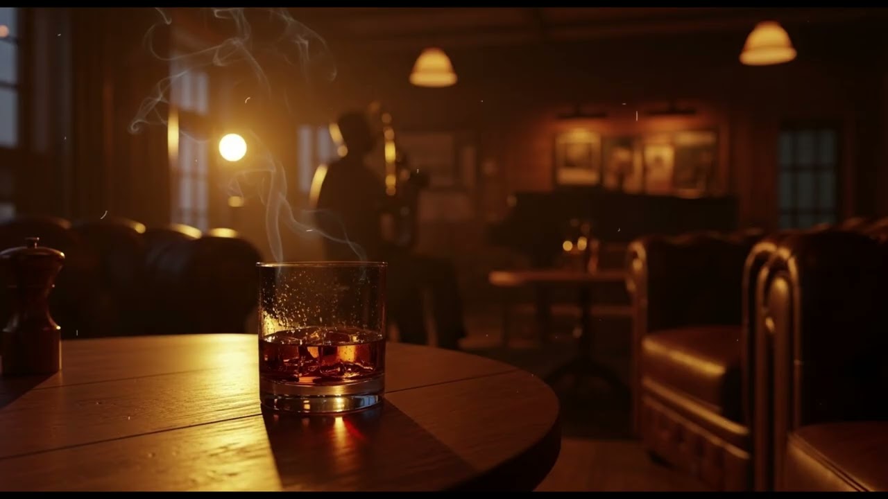 Smooth Jazz Lounge 🥃 Whiskey Blues Melodies for Relax, Focus & Night Work, Whiskey Bar Jazz 🎶