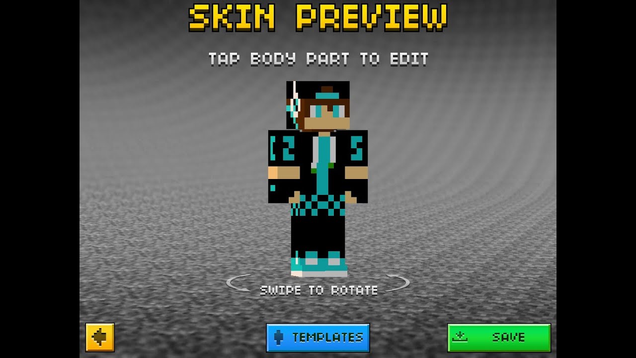 [PIXEL GUN 3D]How To Make A Cool Boy Skin V2