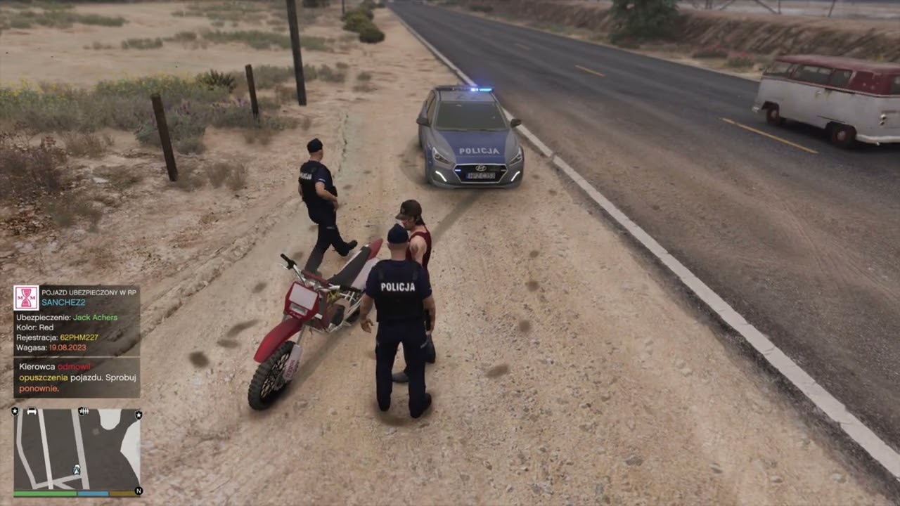 LSPDFR[PL] - Hyundai i30| Jazda bez kasku + osoba poszukiwana! [4K]