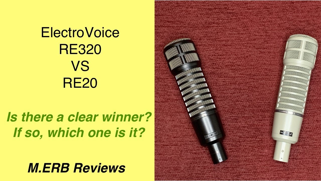 ElectroVoice RE20 vs ElectroVoice RE320 Professional Dynamic Microphone