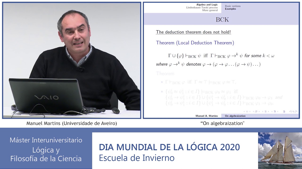 Manuel Martins (Universidade de Aveiro): “On algebraization