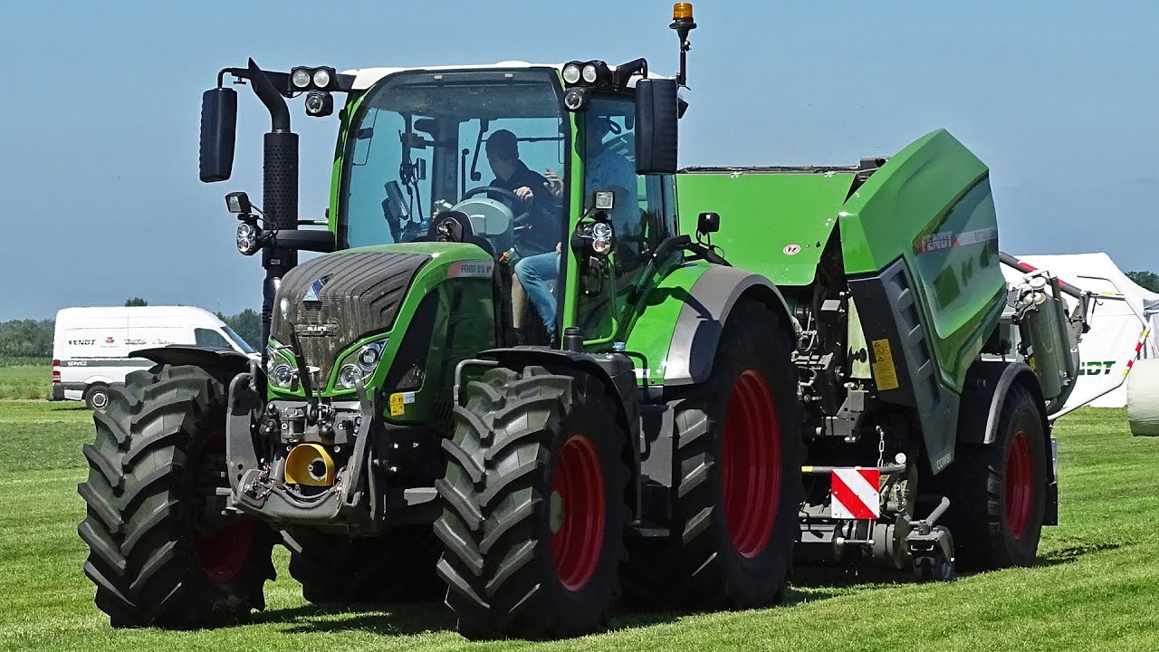 Pressing and Wrapping Bales | Fendt 516 Vario + Rotana | Mechan Groep | Heerikhuize | 2019