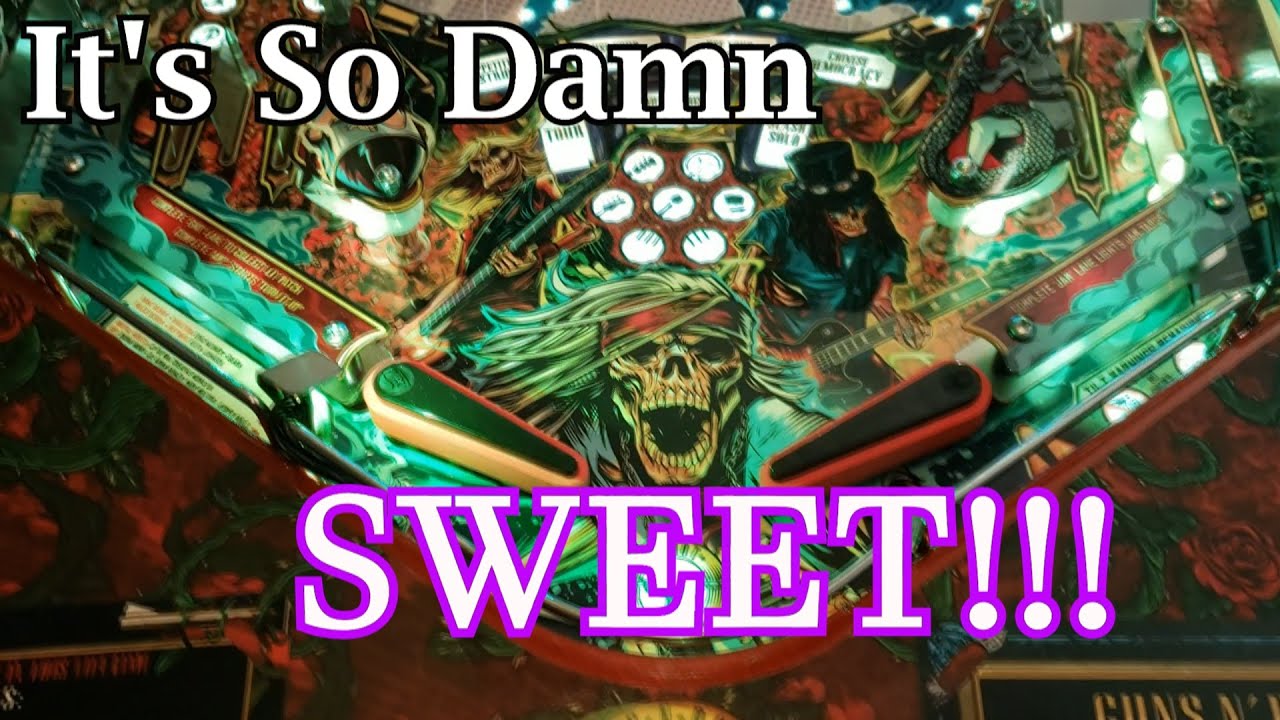 My JJP Guns n Roses Not In This Lifetime Pinball Machine