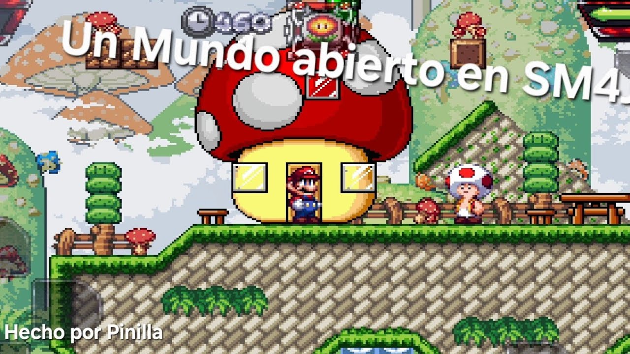 UN MUNDO ABIERTO EN MARIO 4 JUGADORES??? 🔥 SM4J| ULTRA LUNA (Hecho por Pinilla