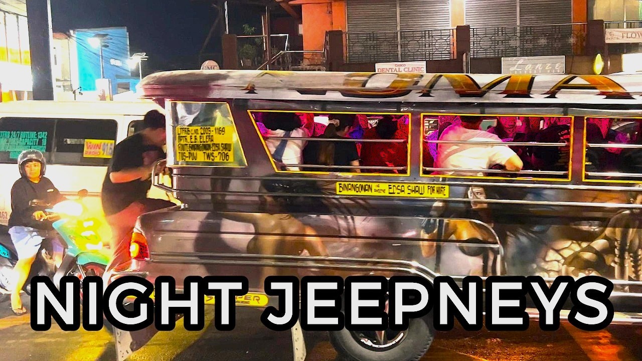 Night Jeepney Ride in Manila is CRAZY! Nightly Life in Metro Manila