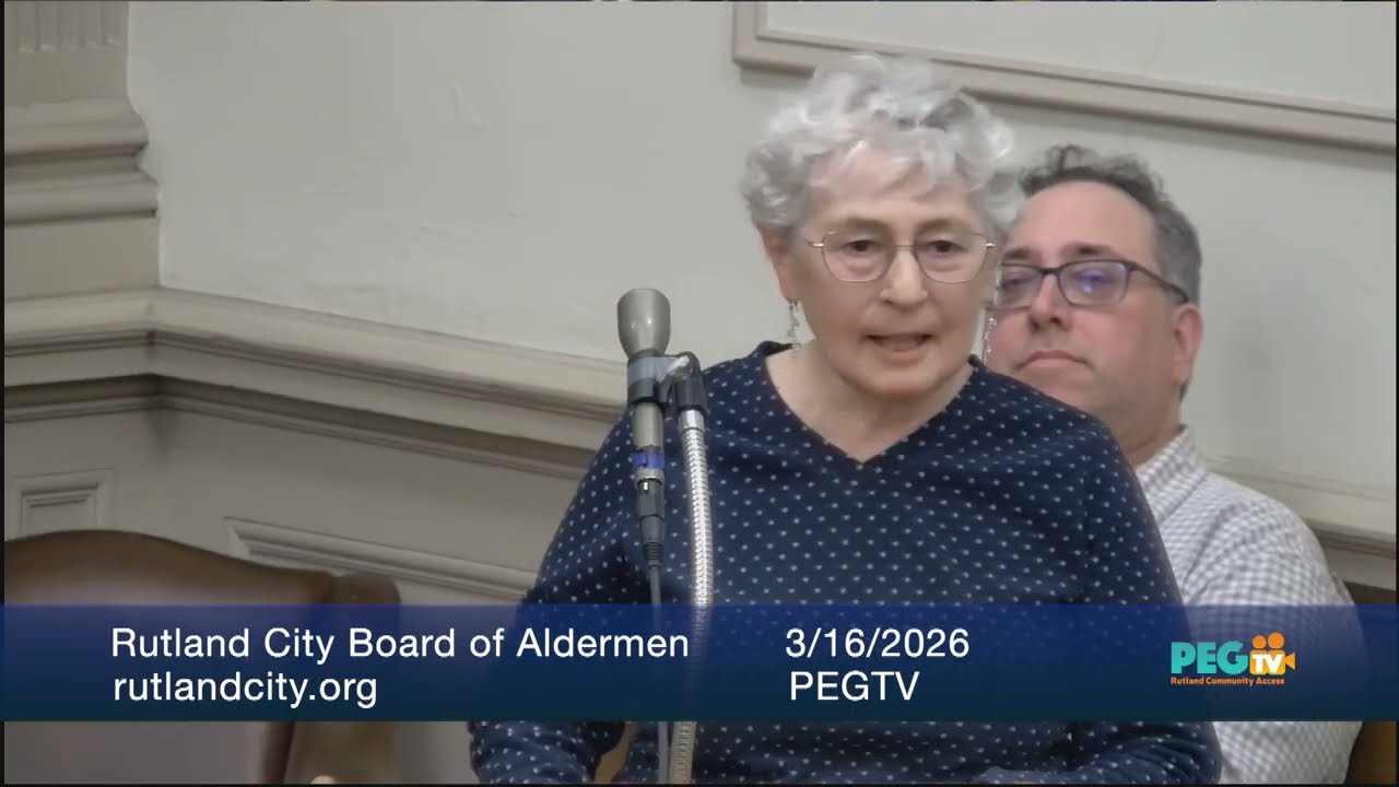 Rutland City Board of Aldermen - March 16, 2026