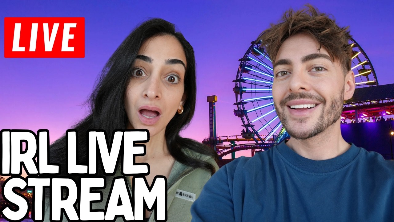 IRL STREAM AT THE BEACH! Chat decides where we go next!