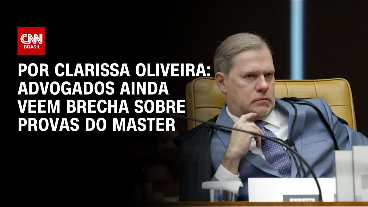 Advogados veem brecha para suspeição de Toffoli beneficiar Vorcaro | LIVE CNN