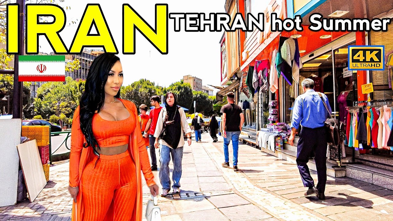 ИРАН 2023 🇮🇷 | Удивительный город Тегеран Свар | 4K HDR 60 кадров в секунду | прогулочный тур
