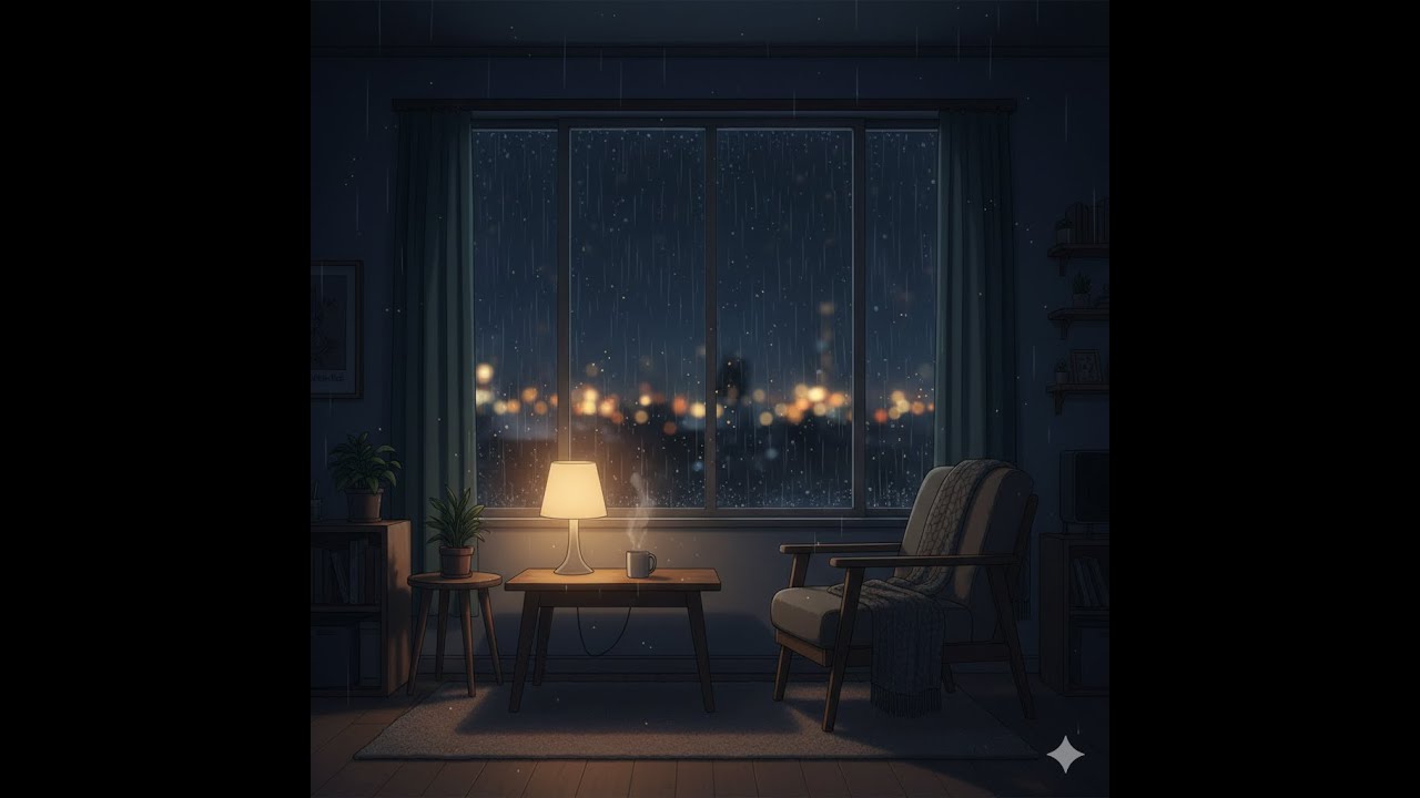 1 Hour of Late Night Rain Lofi Songs to Chill, Relax & Focus