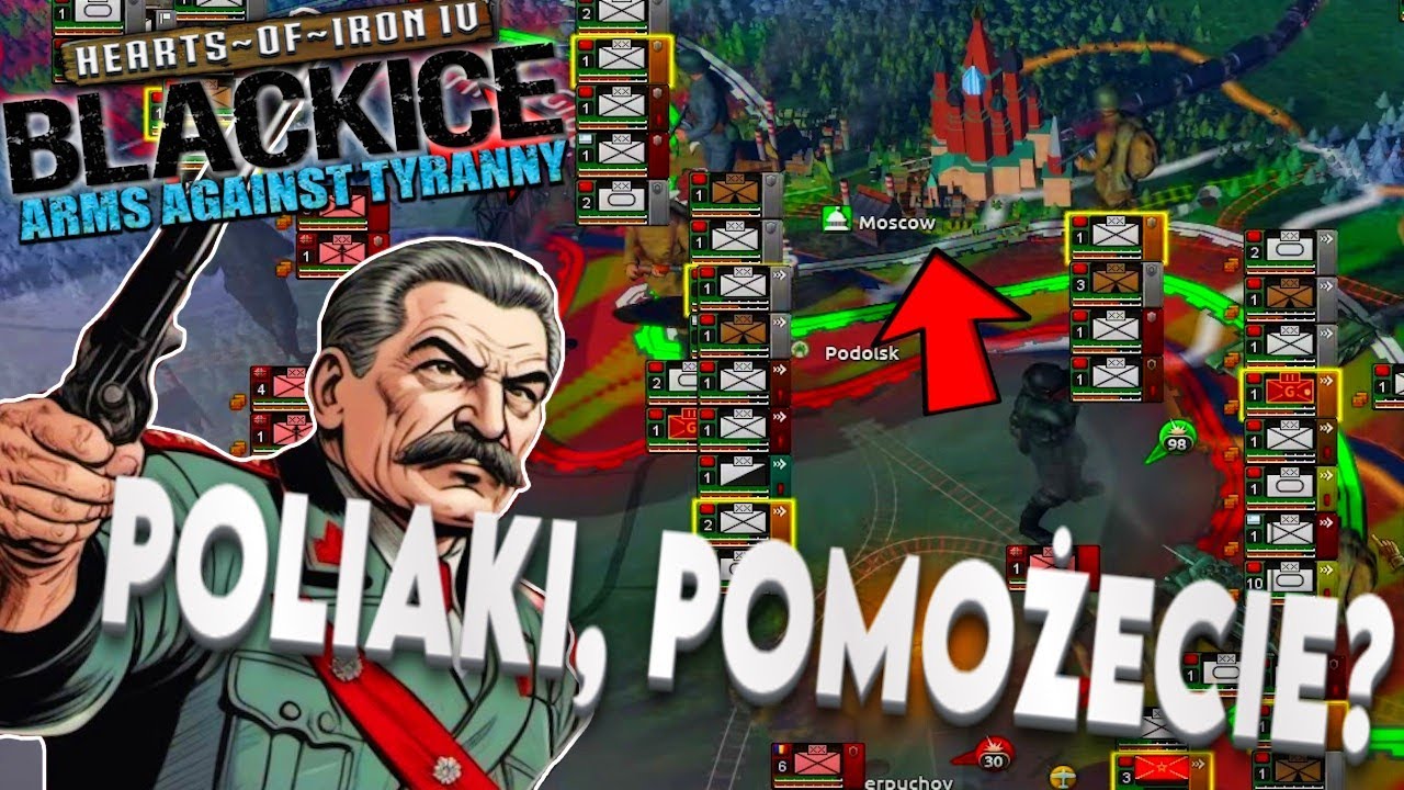 [9] Czy POLSKA ARMIA Uratuje Moskwę? | Black Ice | Hearts of Iron IV