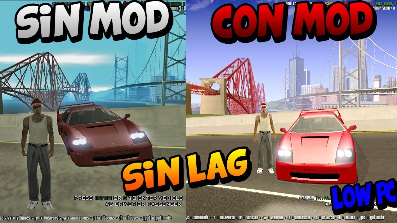 Pack de Graficos Para Gta San Andreas y SAMP Bajos Recursos 2021