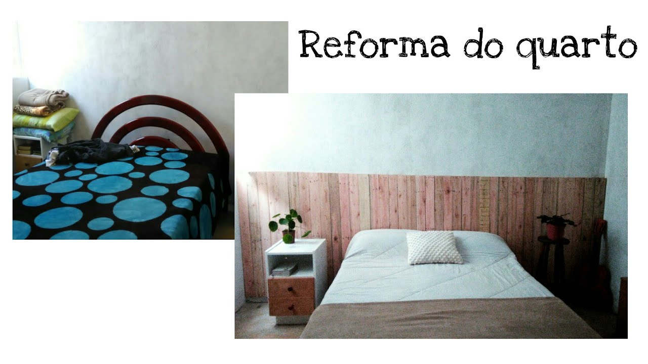 REFORMANDO O QUARTO/MUDAMOS A CABECEIRA  🛏