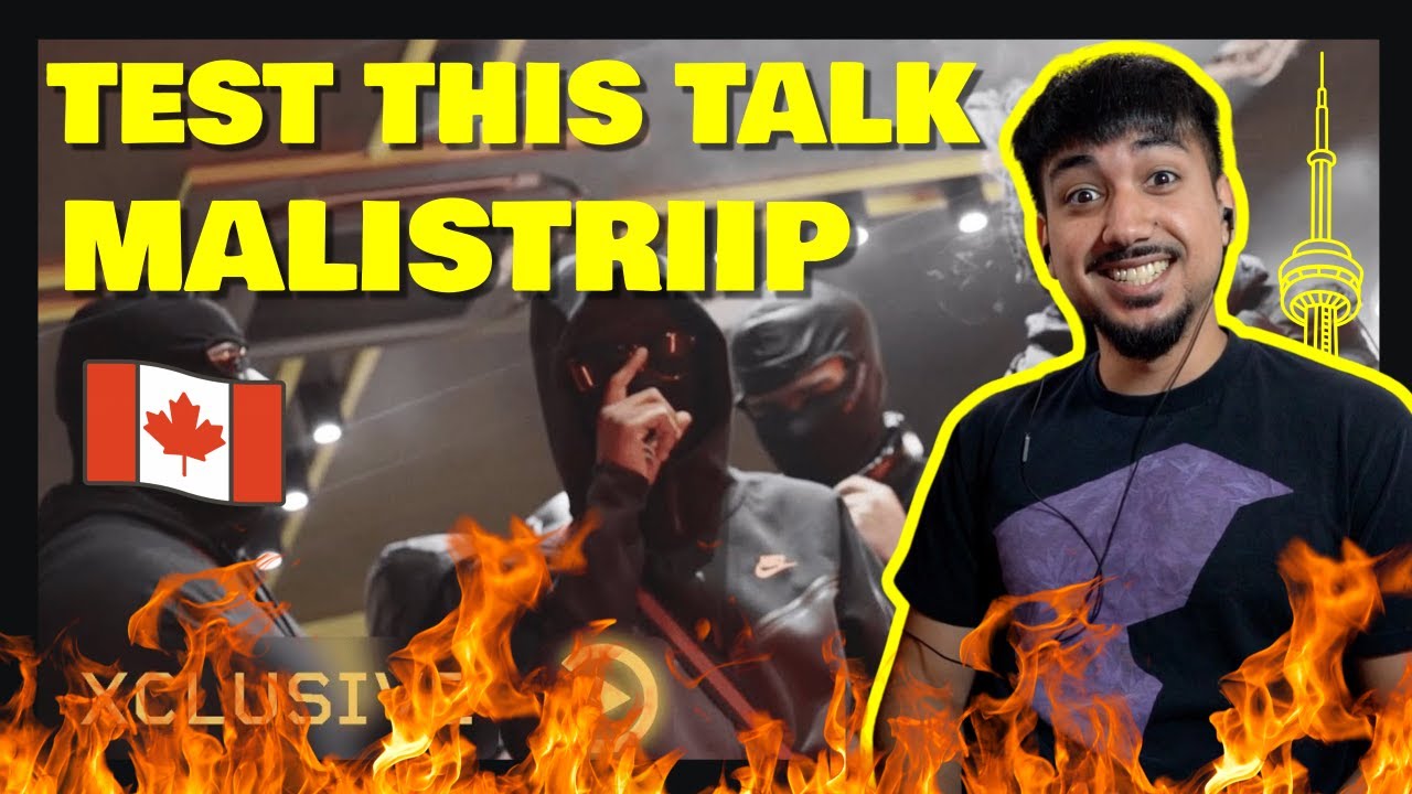 (MaliStrip) RondoMontana x Concern - Test This Talk (Music Video) | Pressplay | CANADIAN REACTION