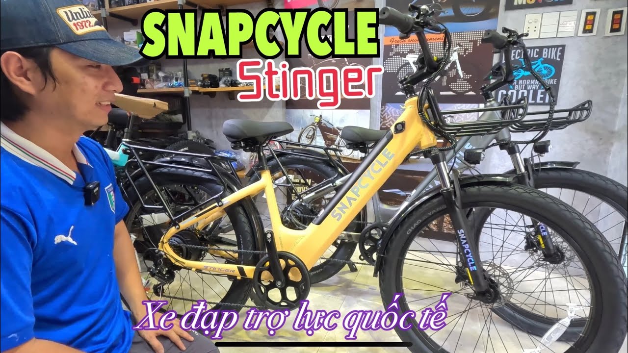 Ra mắt xe 2025! #ebike Xe đạp trợ lực điện #SNAPCYCLE #STINGER 48v Thương hiệu QUỐC TẾ