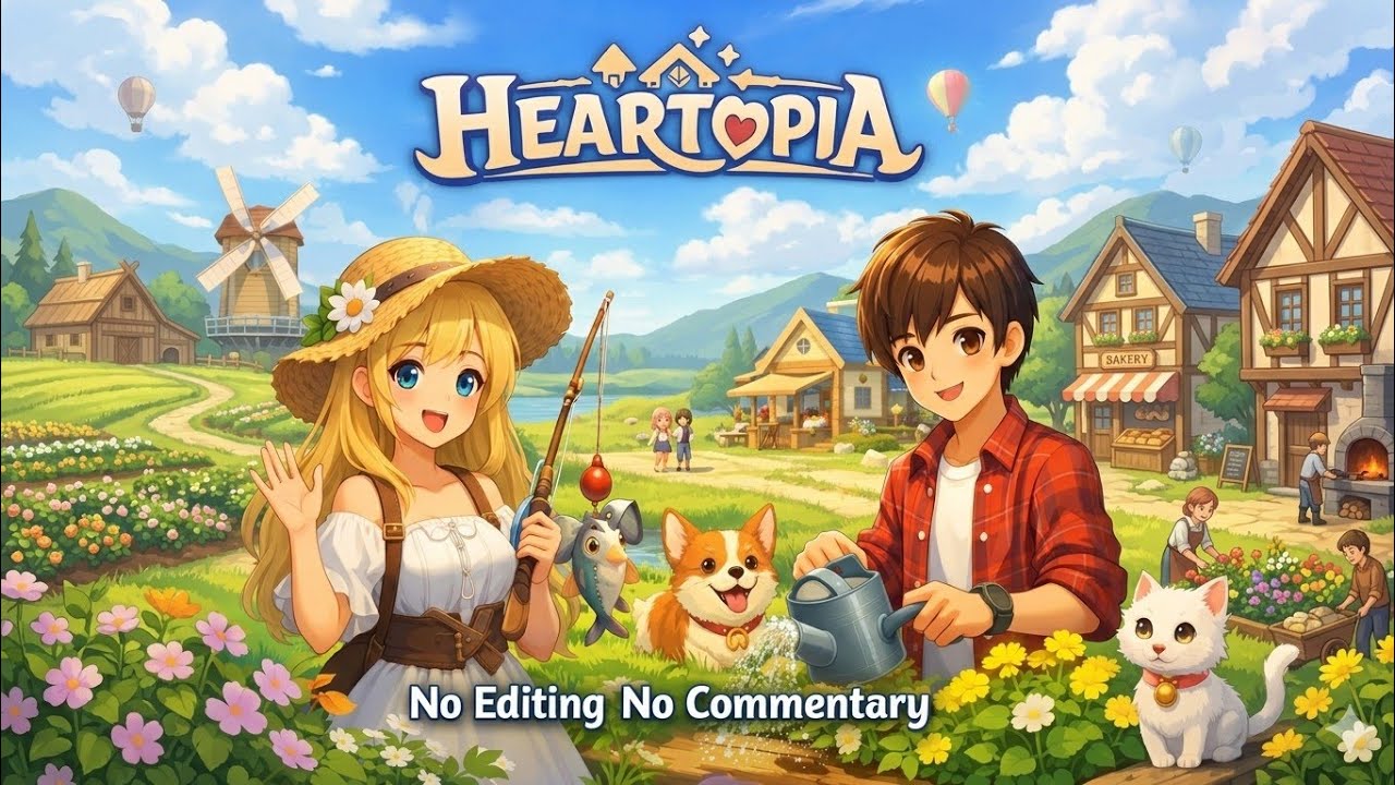Heartopia: Raw Gameplay – Cozy Life Simulation & Island Adventure (No Commentary, Unedited)