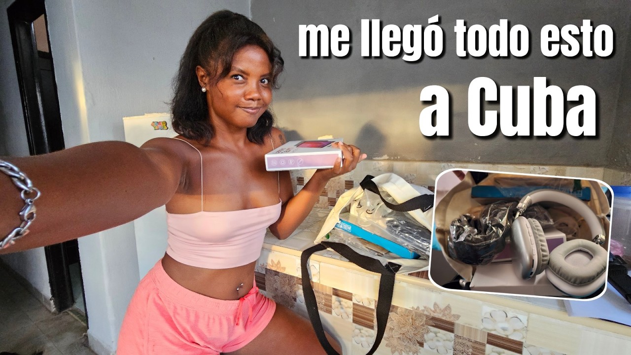 Así me llegó un paquete de COSAS QUE COMPRÉ DESDE CUBA. Me enviaron un paquete, mi nuevo trabajo