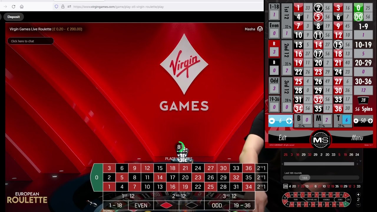Perfect roulette. So why was I not betting? Roulette profit and Stop MS Tool in action.