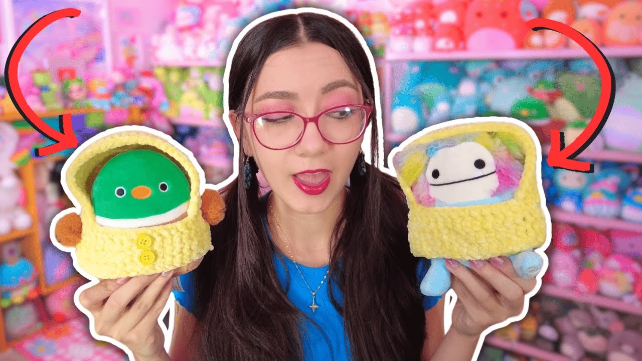 I made DIY clothes for my Squishmallows!